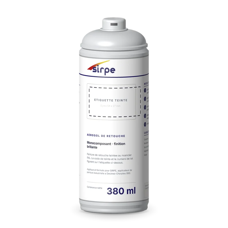Aérosol de retouche polyuréthane